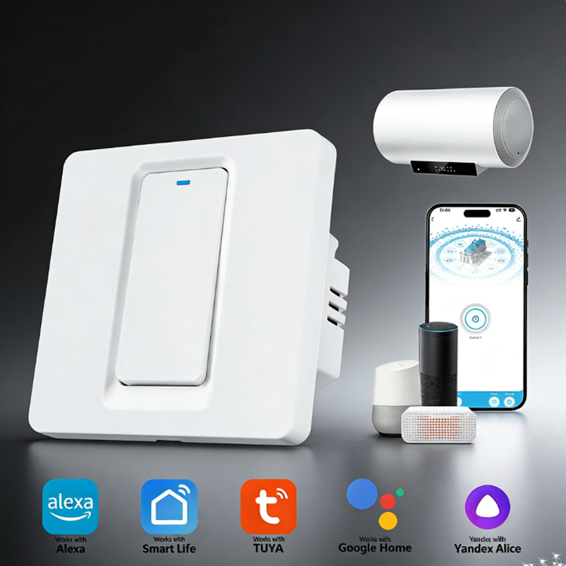 Smart Water Heater Switch/WiFi - Smart Home Green recension och pris