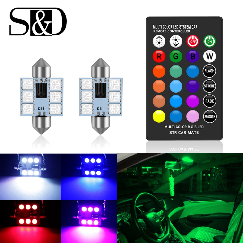C5W LED 31mm 36mm 39mm 41mm C1 - Voice Control Light Bulb recension och pris