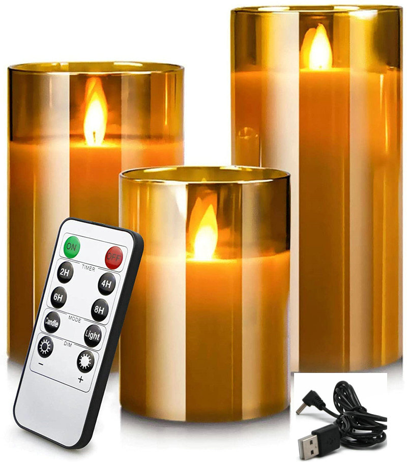 USB Rechargeable LED Flameless - Voice Control Light Bulb recension och pris