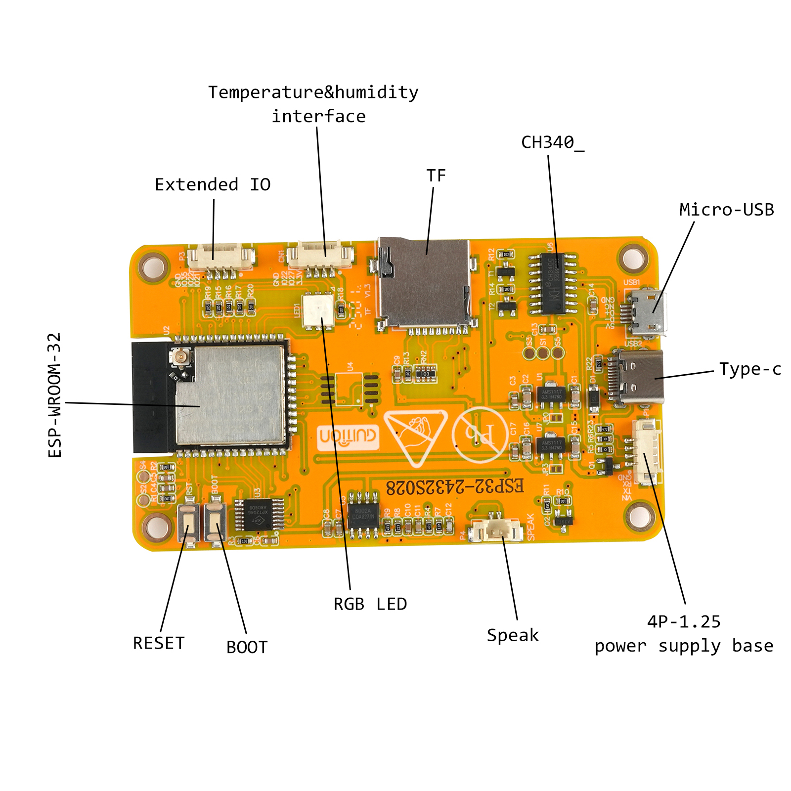 RCmall 2.8'' ESP32 LCD Display - Smart Home Arduino recension och pris
