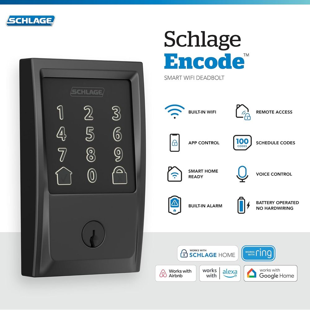 Encode Smart Wi-i Deadbolt Loc - Smart Home Lock recension och pris