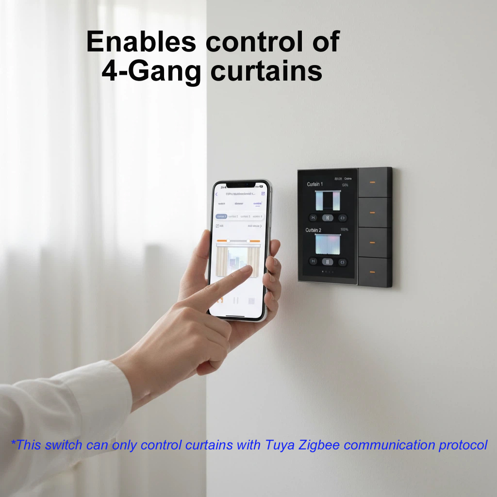 Tuya Zigbee Smart Switch 4 Gan - Smart Home System recension och pris