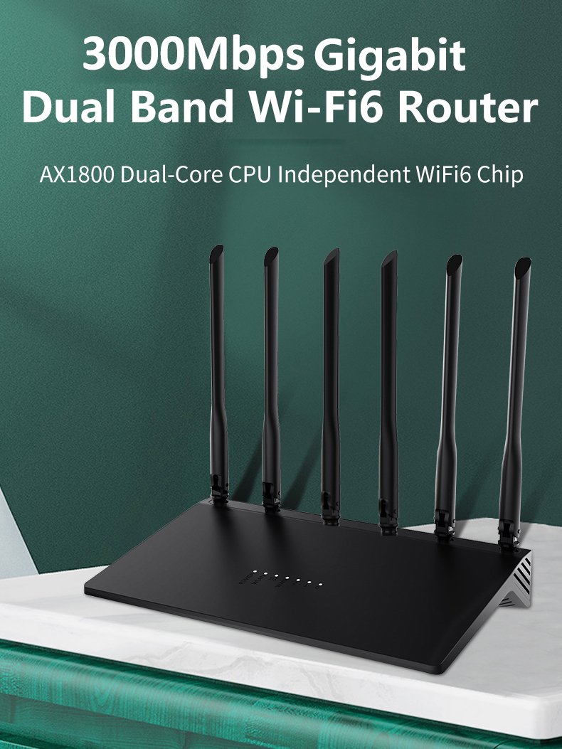 ZBT AX3000 WIFI 6 Router 3000M - Smart Home X10 recension och pris