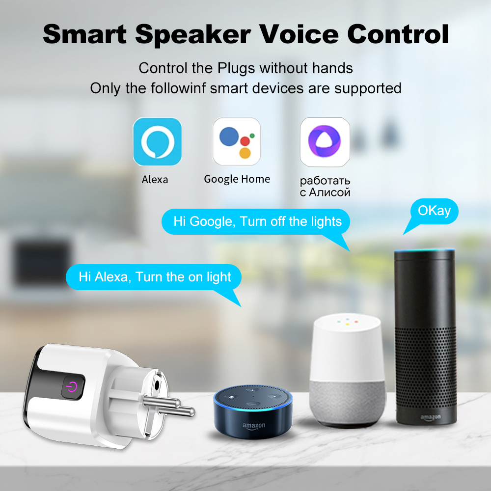 Smart 20A EU Plug WiFi+Bluetoo - Smart Home Energy Monitor recension och pris