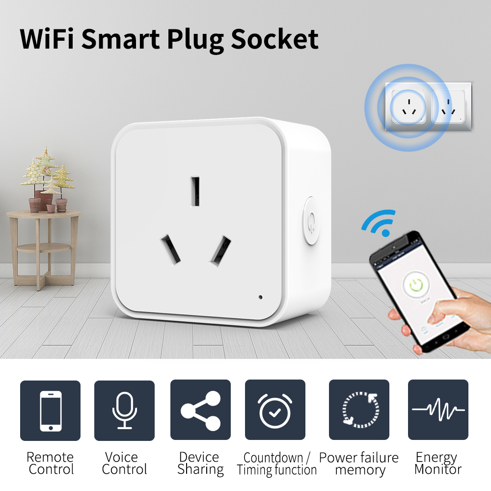 WiFi Tuya AU Standard Smart Pl - Smart Home Energy Monitor recension och pris