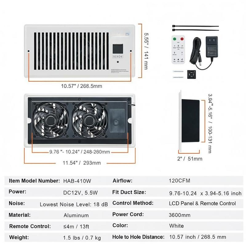 Ventilator Air Extractor 4” x  - Smart Home X10 recension och pris