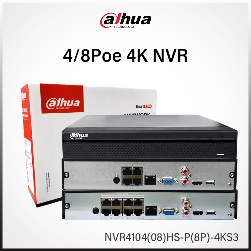 Dahua 4 8 POE 4K Network Video - Smart Home Microsoft recension och pris