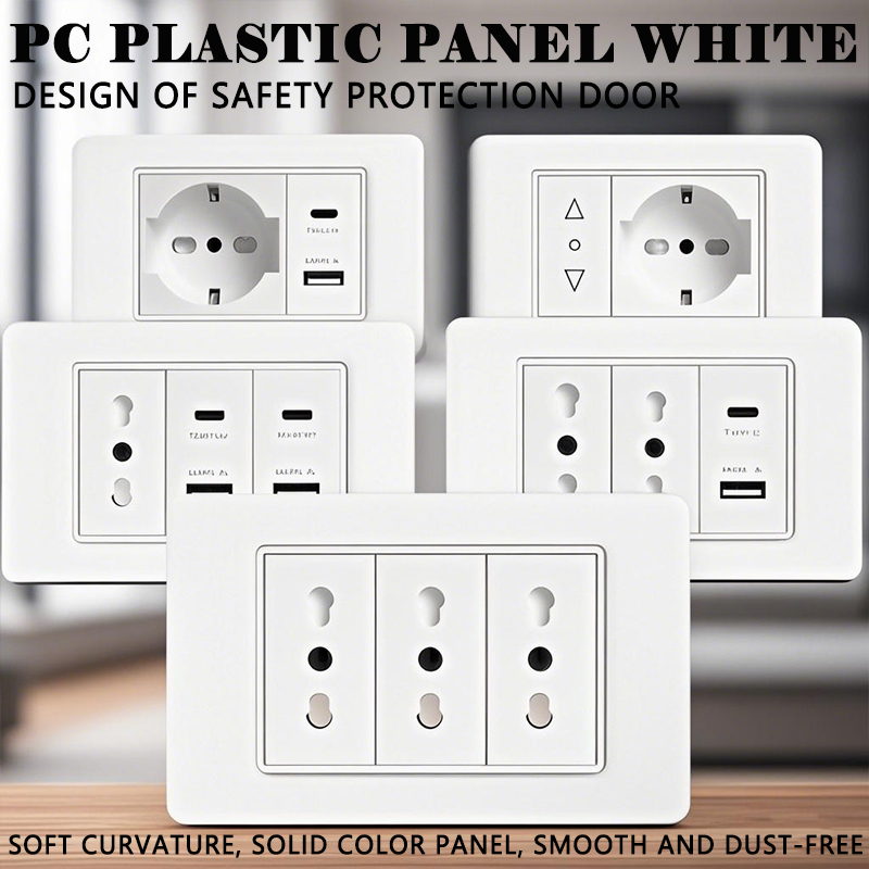 118 PC Plastic Panel Socket US - Smart Home Or Smart Home recension och pris
