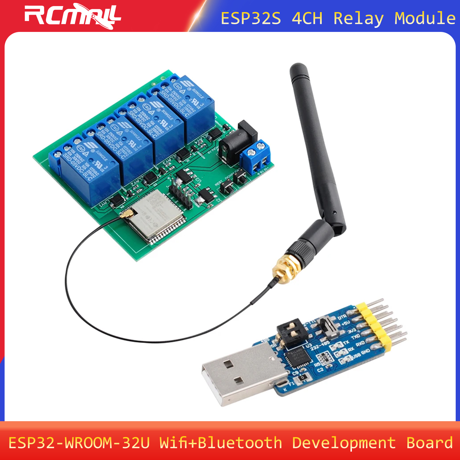 ESP32S 4CH Relay Module ESP32  - Smart Home Arduino recension och pris