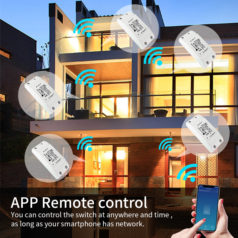16A WiFi Tuya Smart Switch Wir - Smart Home Web recension och pris