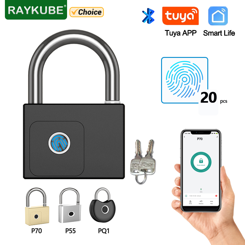 RAYKUBE Tuya Smart Padlock Fin - Smart Home Lock recension och pris