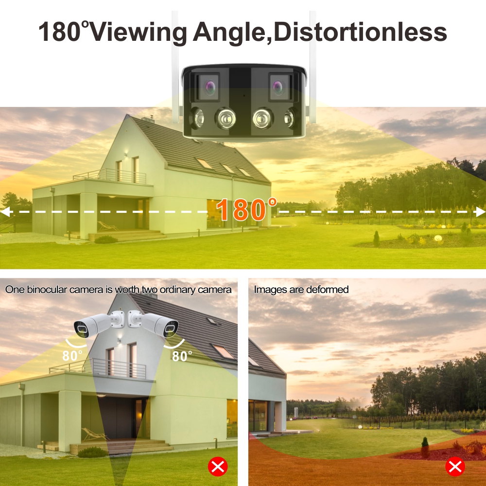 POE Onvif IP Camera WiFi Outdo - Smart Home Camera recension och pris