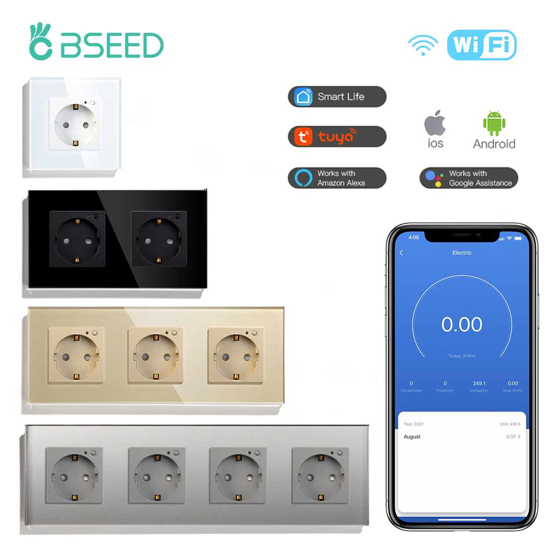 BSEED EU Electrical Wifi Smart - Smart Home Energy Monitor recension och pris
