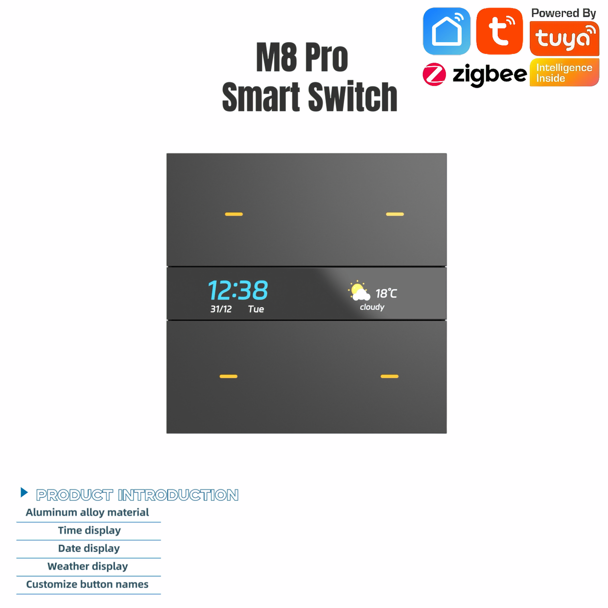 M8Pro Tuya Smart Switch & Zigb - Smart Home System recension och pris