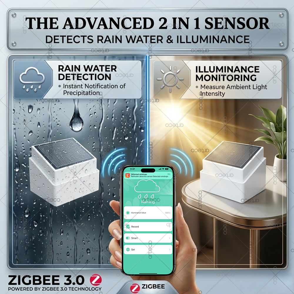 Smart Zigbee 3.0 Rain Drop Sen - Smart Home Green recension och pris