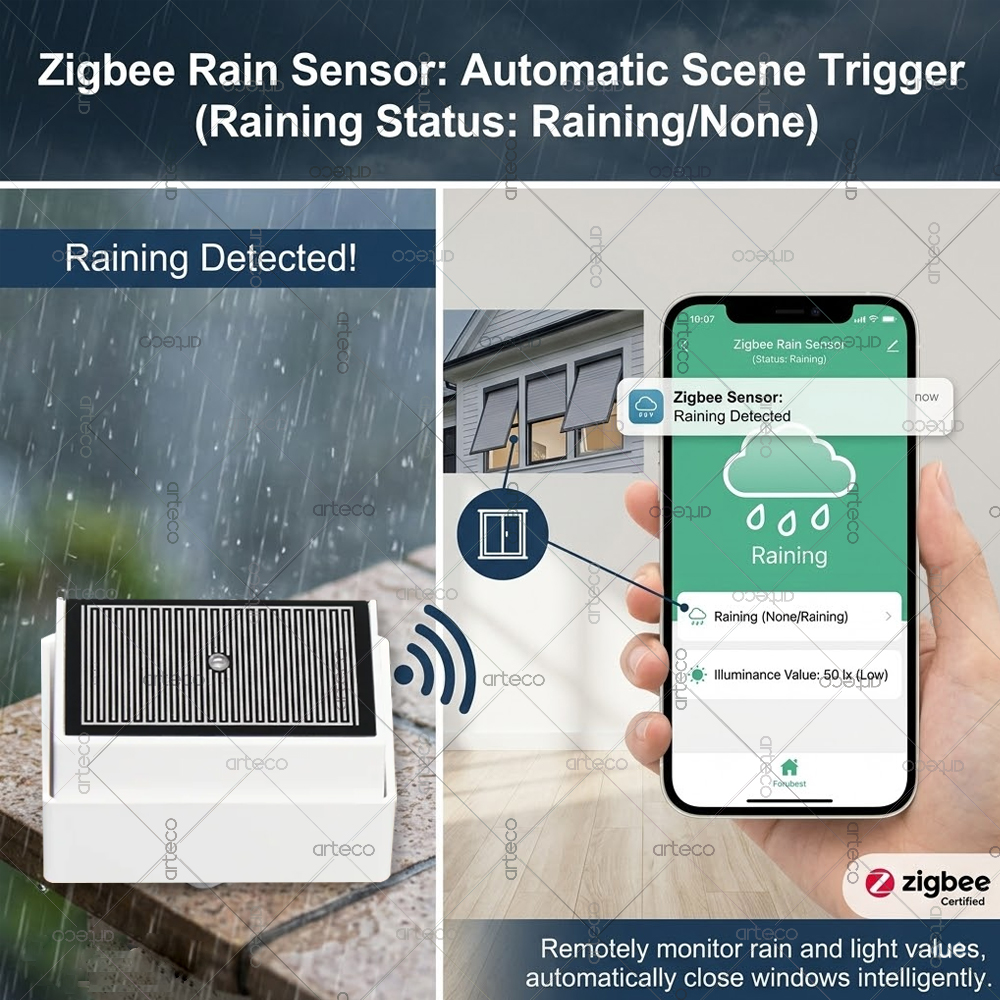 Smart Zigbee 3.0 Rain Drop Sen - Smart Home Green recension och pris