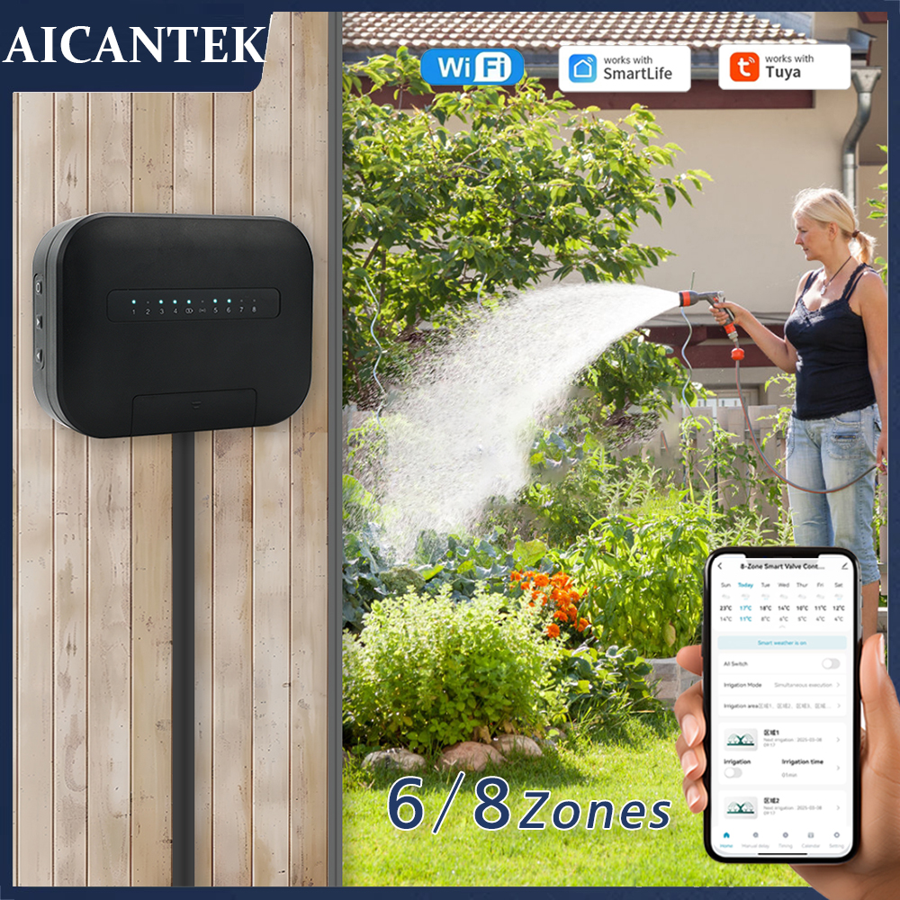 8 Zones Wifi Tuya Smart Garden - Smart Home Green recension och pris