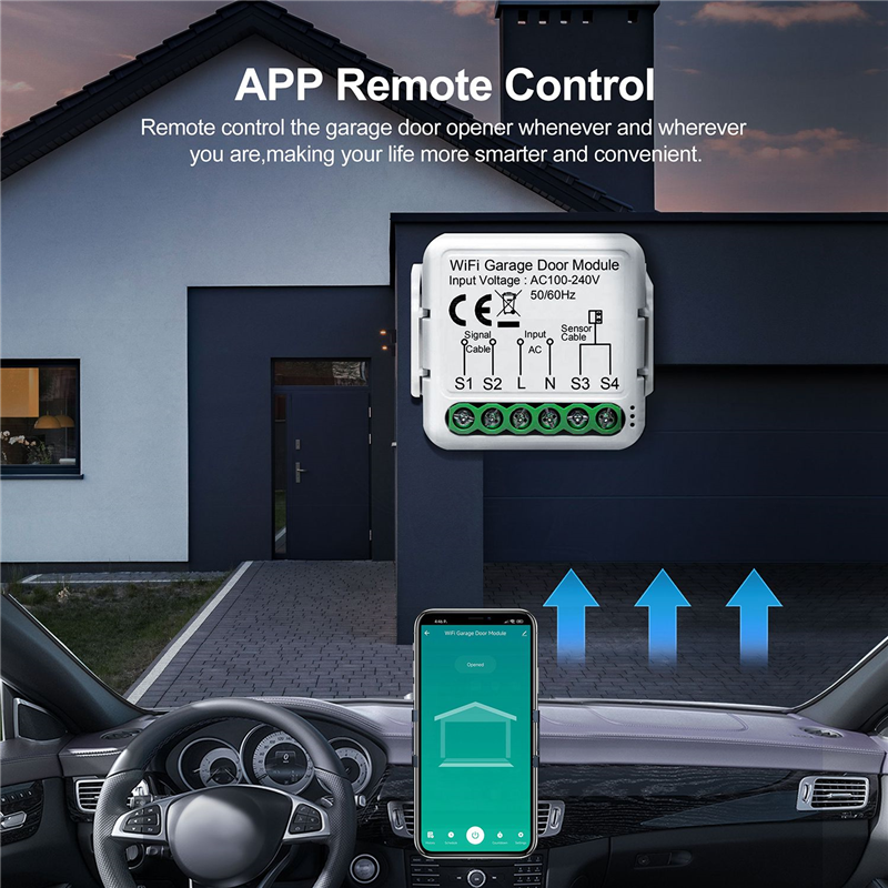 T35C Tuya Smart WiFi Garage Do - Smart Garage Door Opener recension och pris