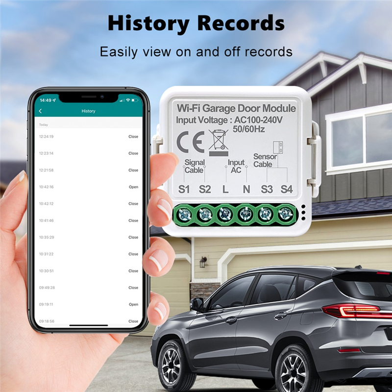 T35C Tuya Smart WiFi Garage Do - Smart Garage Door Opener recension och pris