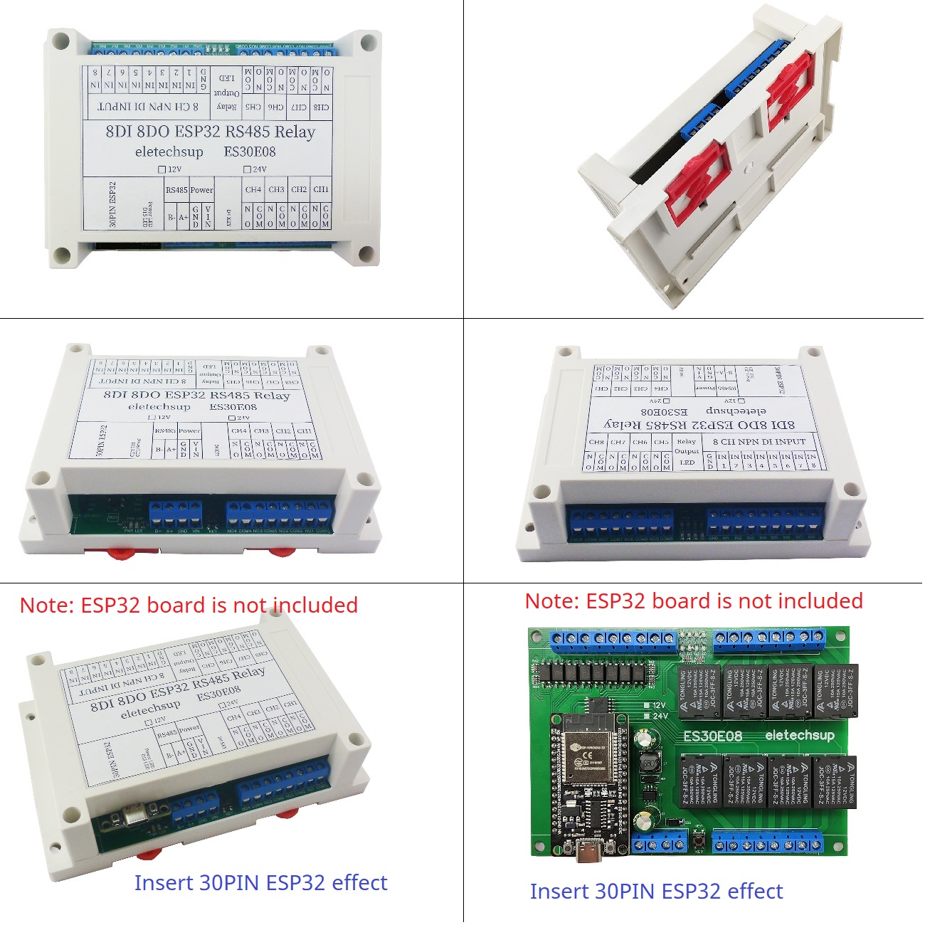 ESP32 8CH Programmable Relay M - Smart Home With Plc recension och pris