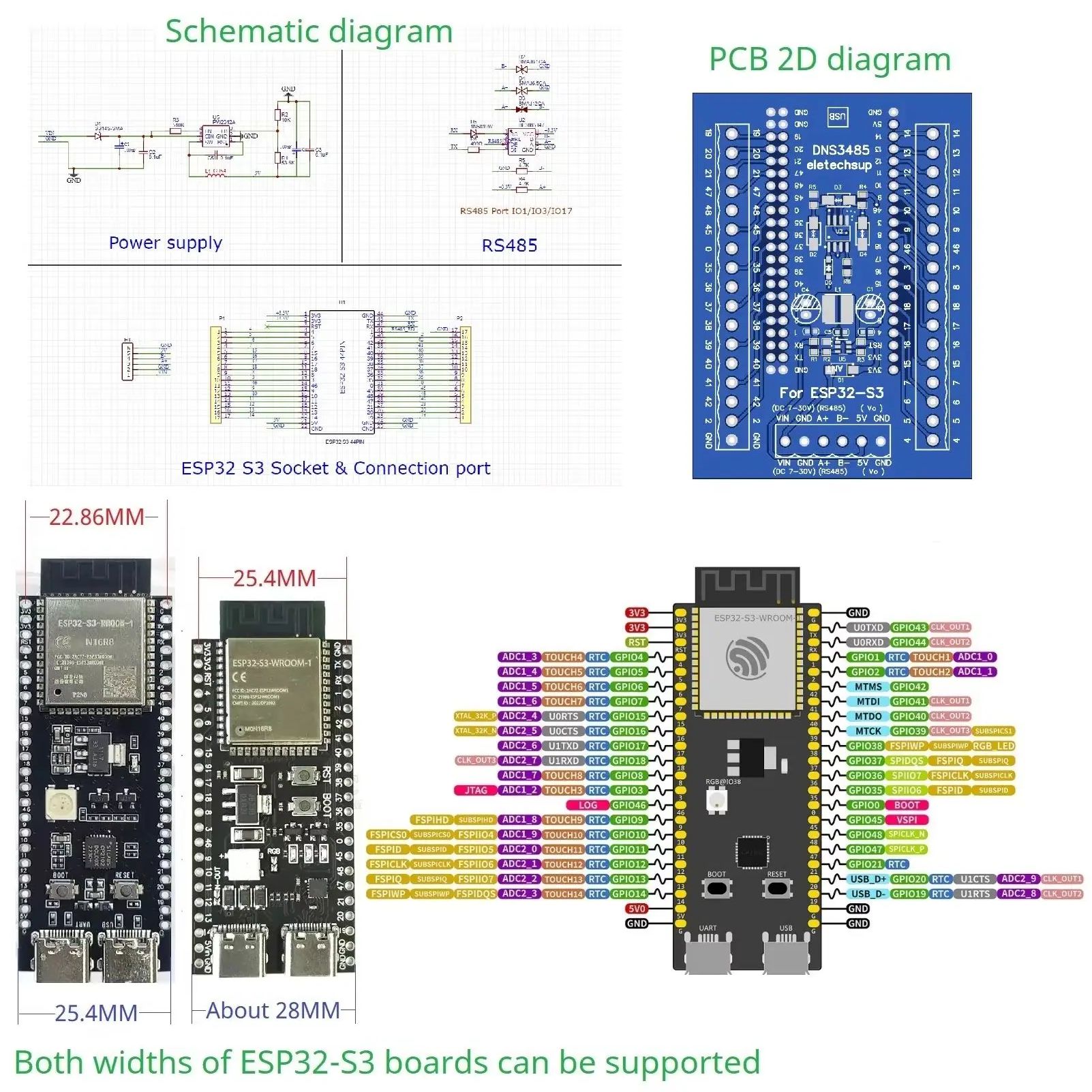 ESP32 S3 2.4G Smart Home DIY W - Smart Home With Plc recension och pris