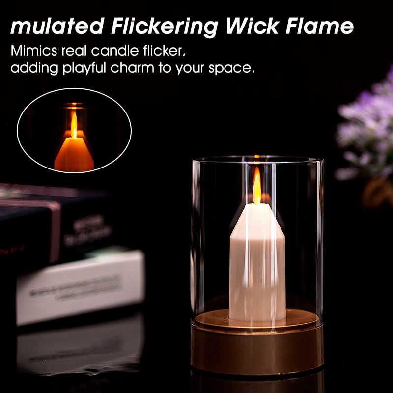Rechargeable LED Candle Light  - Voice Control Light Bulb recension och pris