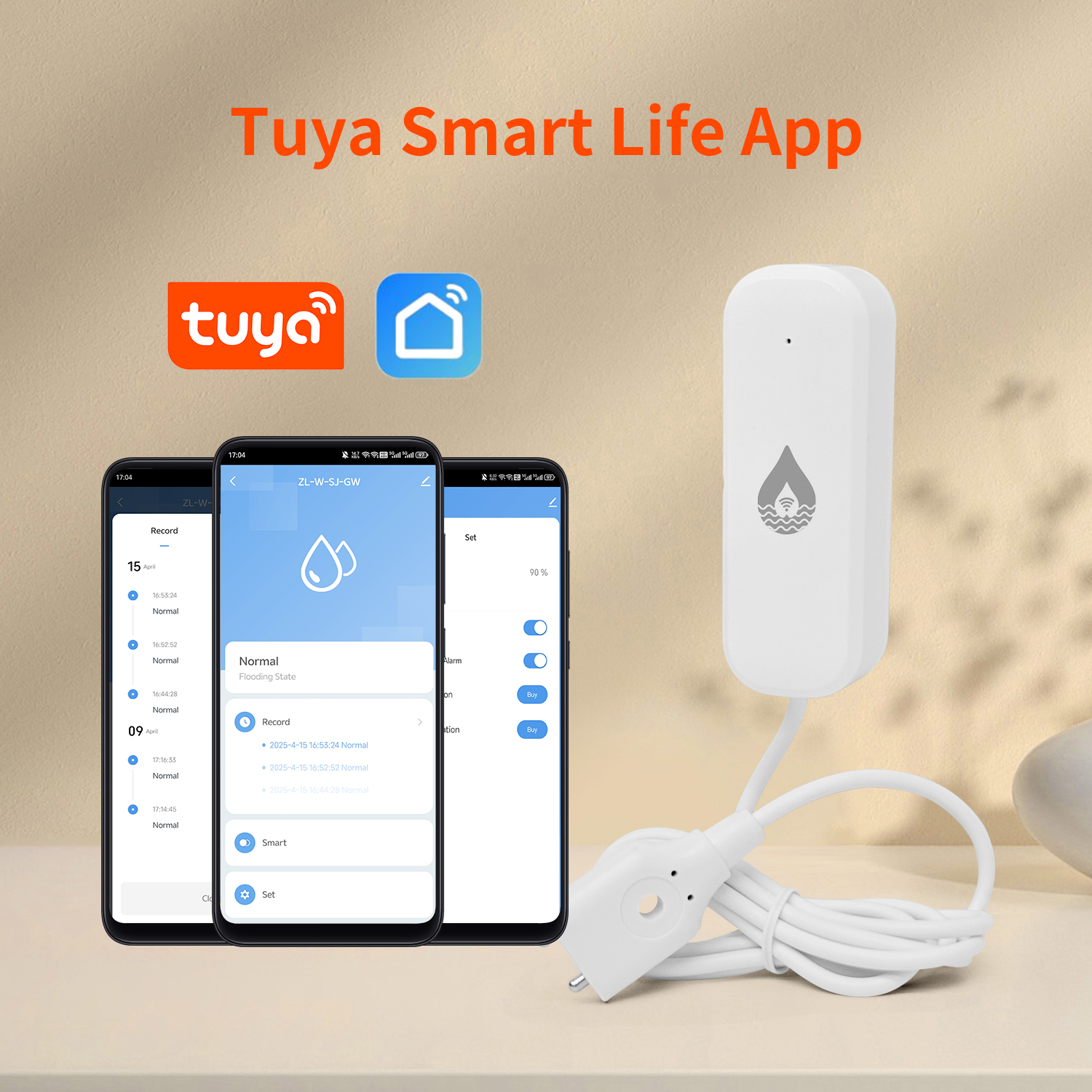 YFK Tuya WiFi Water Leakage Se - Smart Home Villa recension och pris