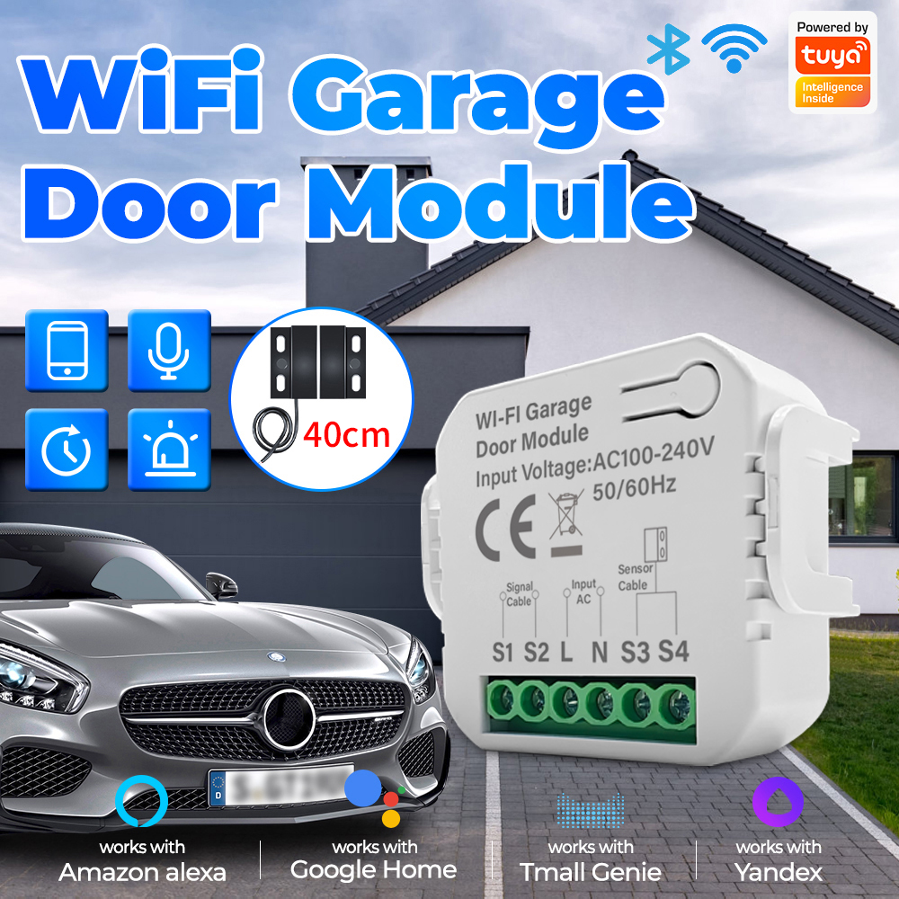 Smart Tuya WiFi Garage Door Sw - Smart Garage Door Opener recension och pris