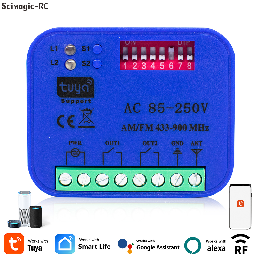 2CH 433-868MHz WiFi Garage Doo - Smart Garage Door Opener recension och pris