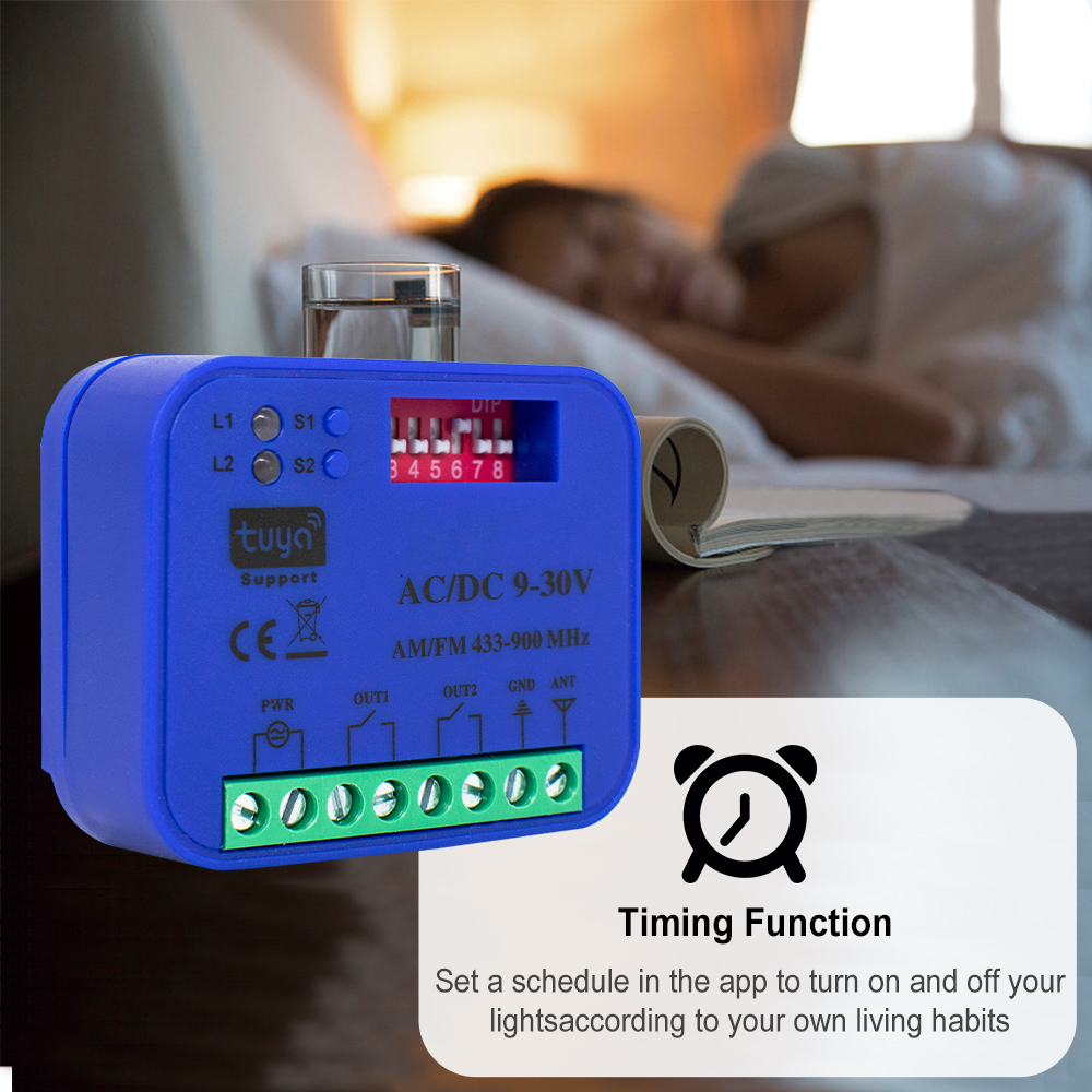 2CH 433-868MHz WiFi Garage Doo - Smart Garage Door Opener recension och pris