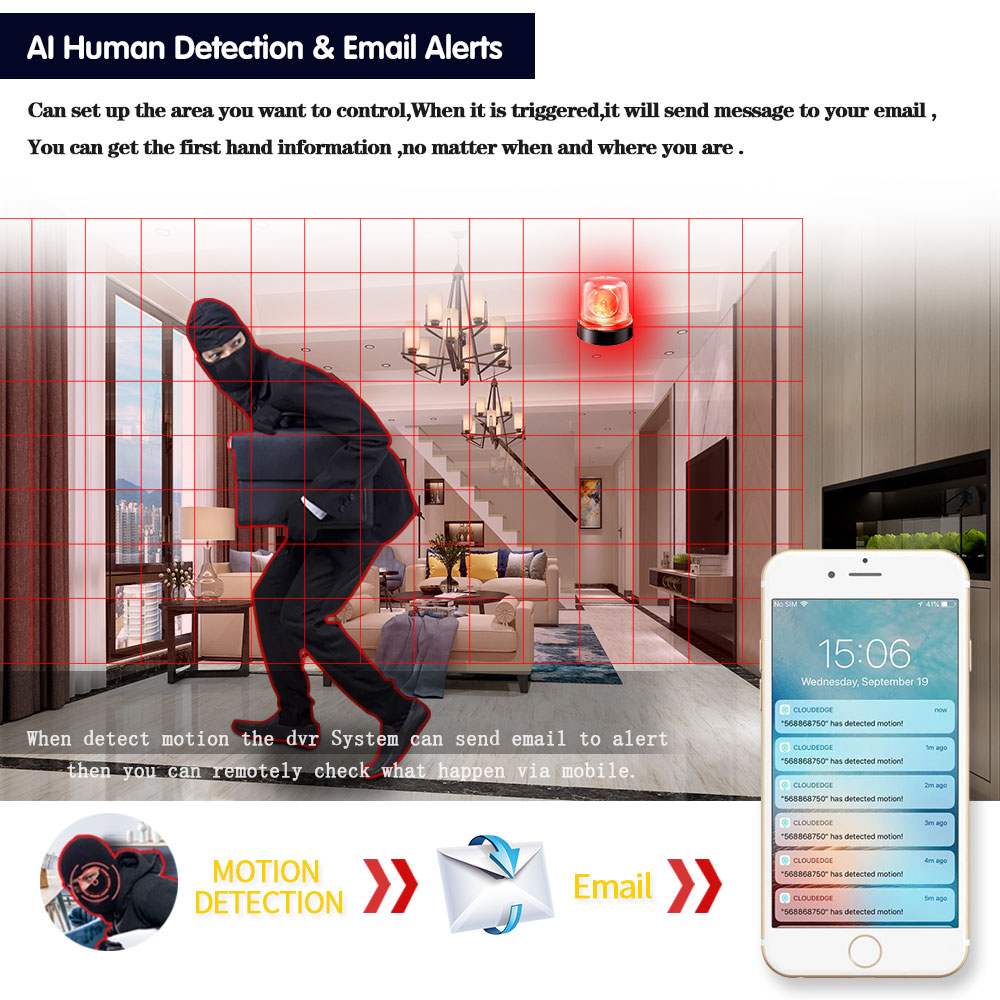 NINIVISION 8CH 4K AHD DVR AI H - Smart Home Microsoft recension och pris