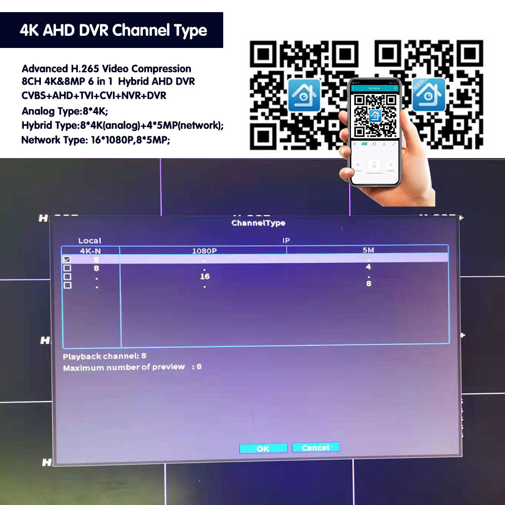 NINIVISION 8CH 4K AHD DVR AI H - Smart Home Microsoft recension och pris