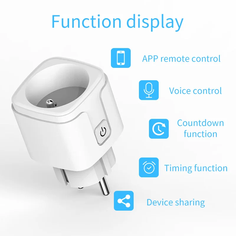 EU Socket Wifi or Zigbee3.0 Pl - Smart Home Or Smart Home recension och pris
