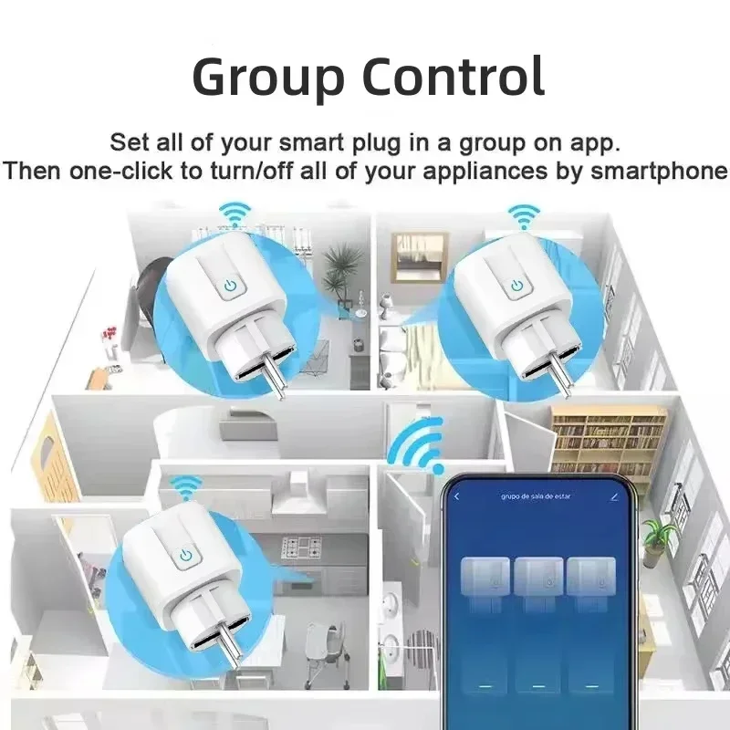 EU Socket Wifi or Zigbee3.0 Pl - Smart Home Or Smart Home recension och pris