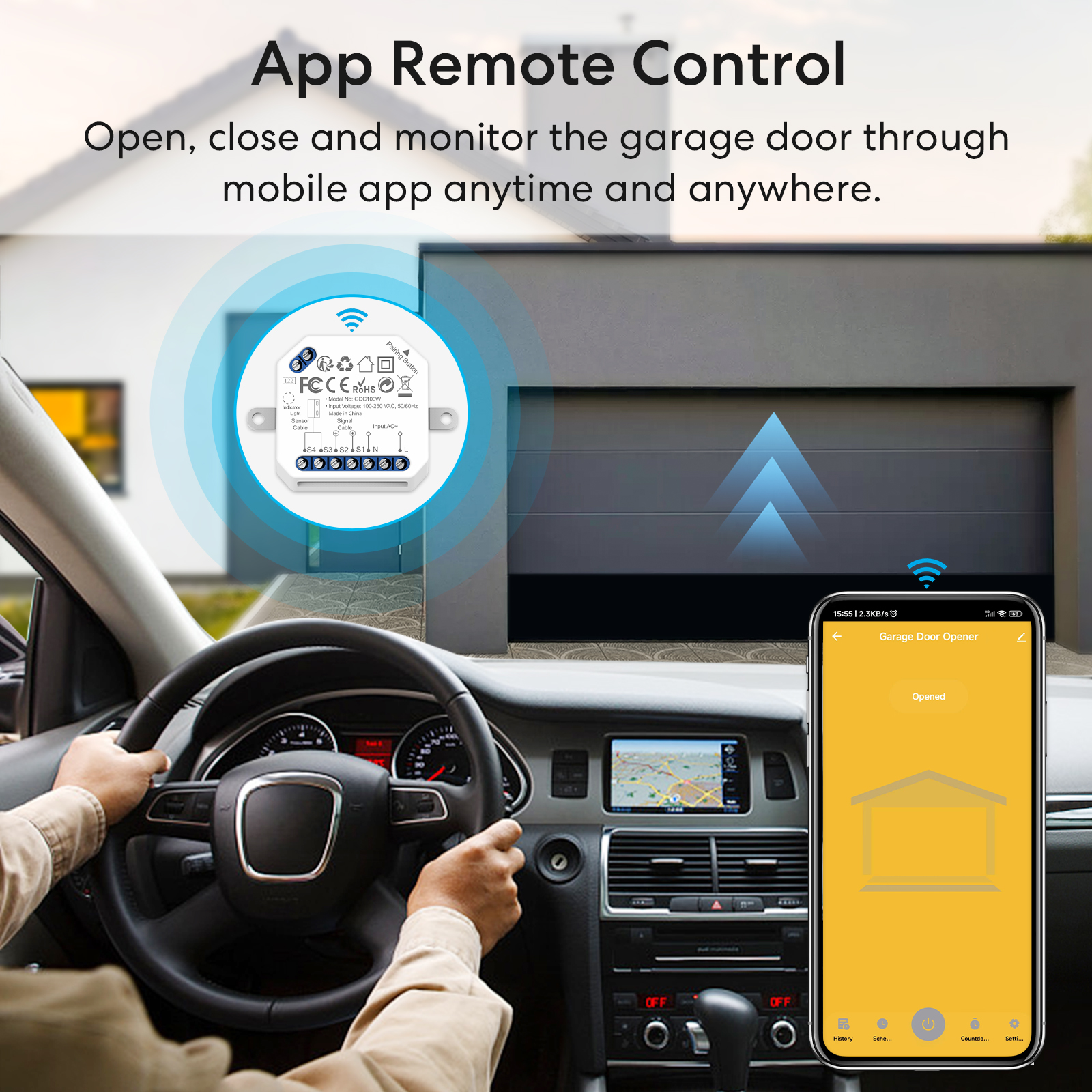 RiooCubee Tuya Smart Life Gara - Smart Garage Door Opener recension och pris