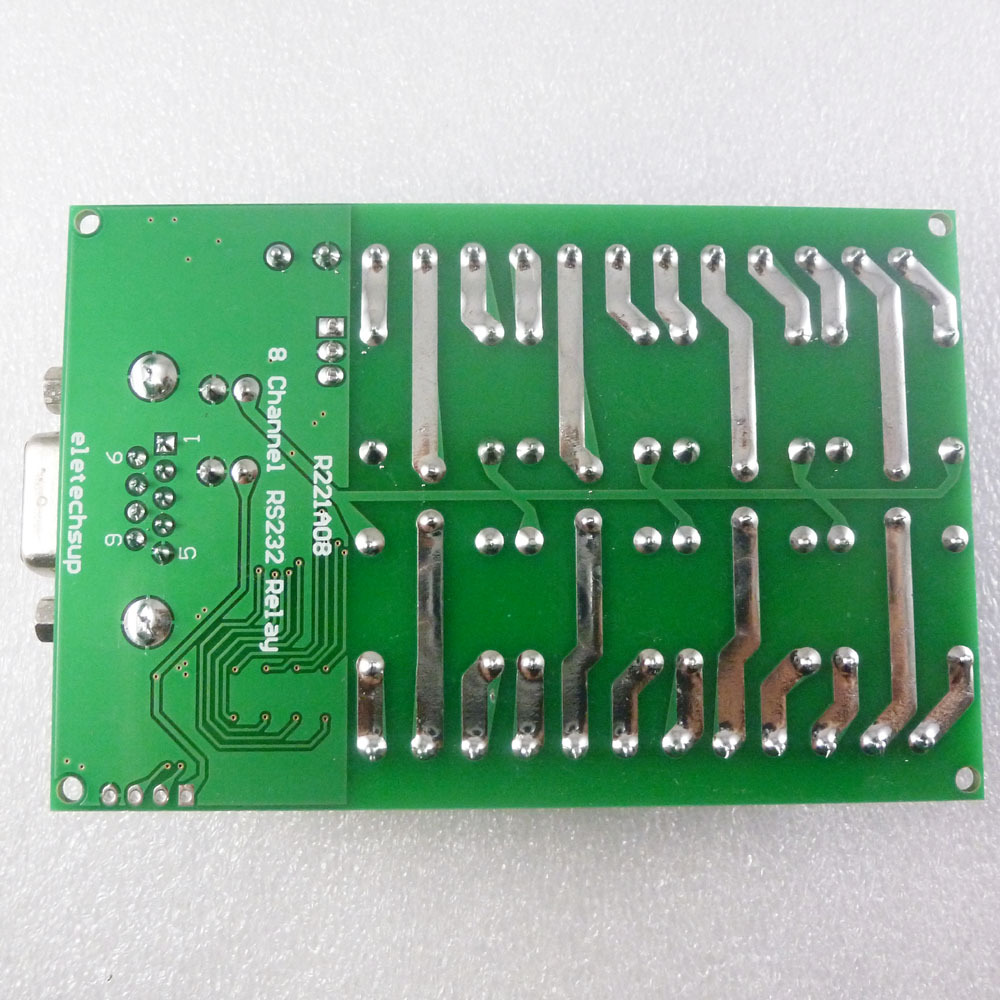 8 Channel DC 12V RS232 Relay B - Smart Home With Plc recension och pris