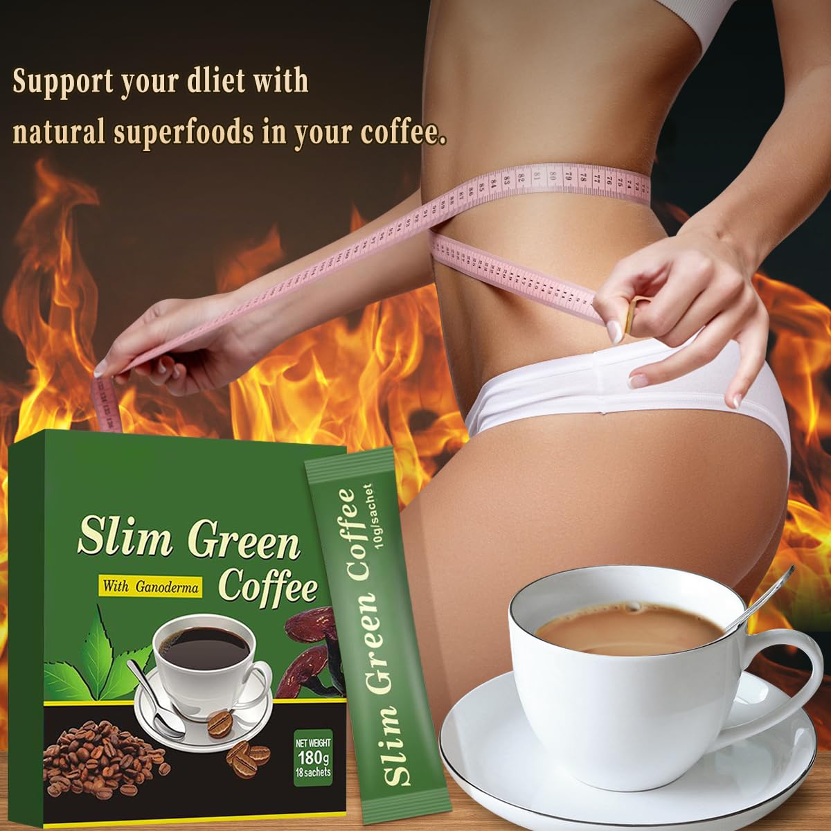 18 Pcs/Box Premium Slim Green  - Smart Home Green recension och pris