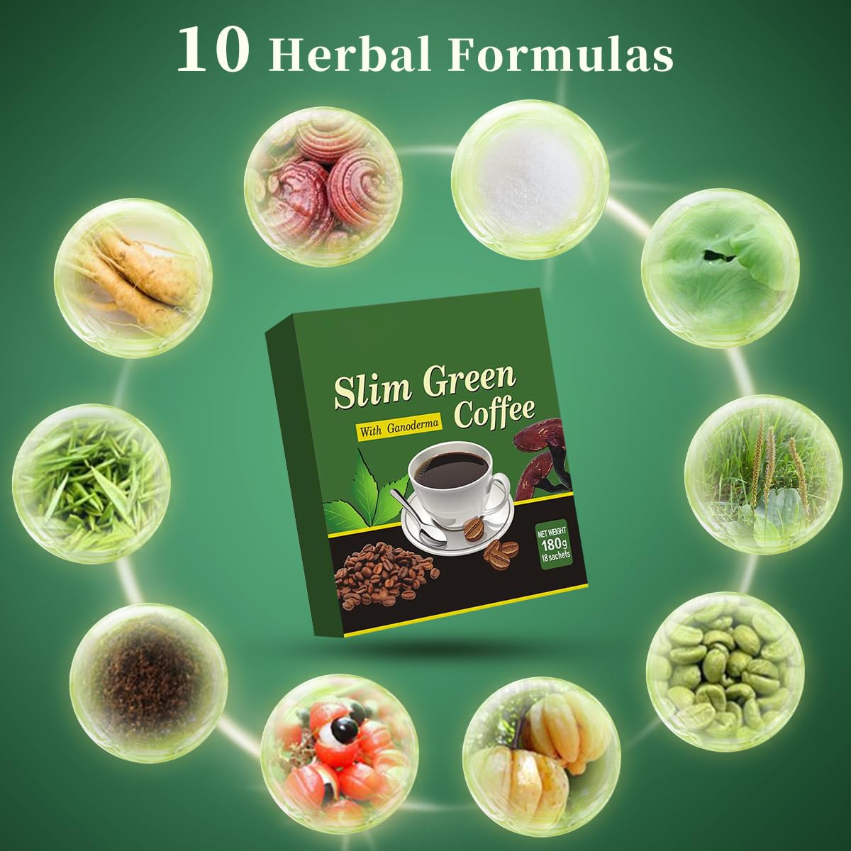 18 Pcs/Box Premium Slim Green  - Smart Home Green recension och pris