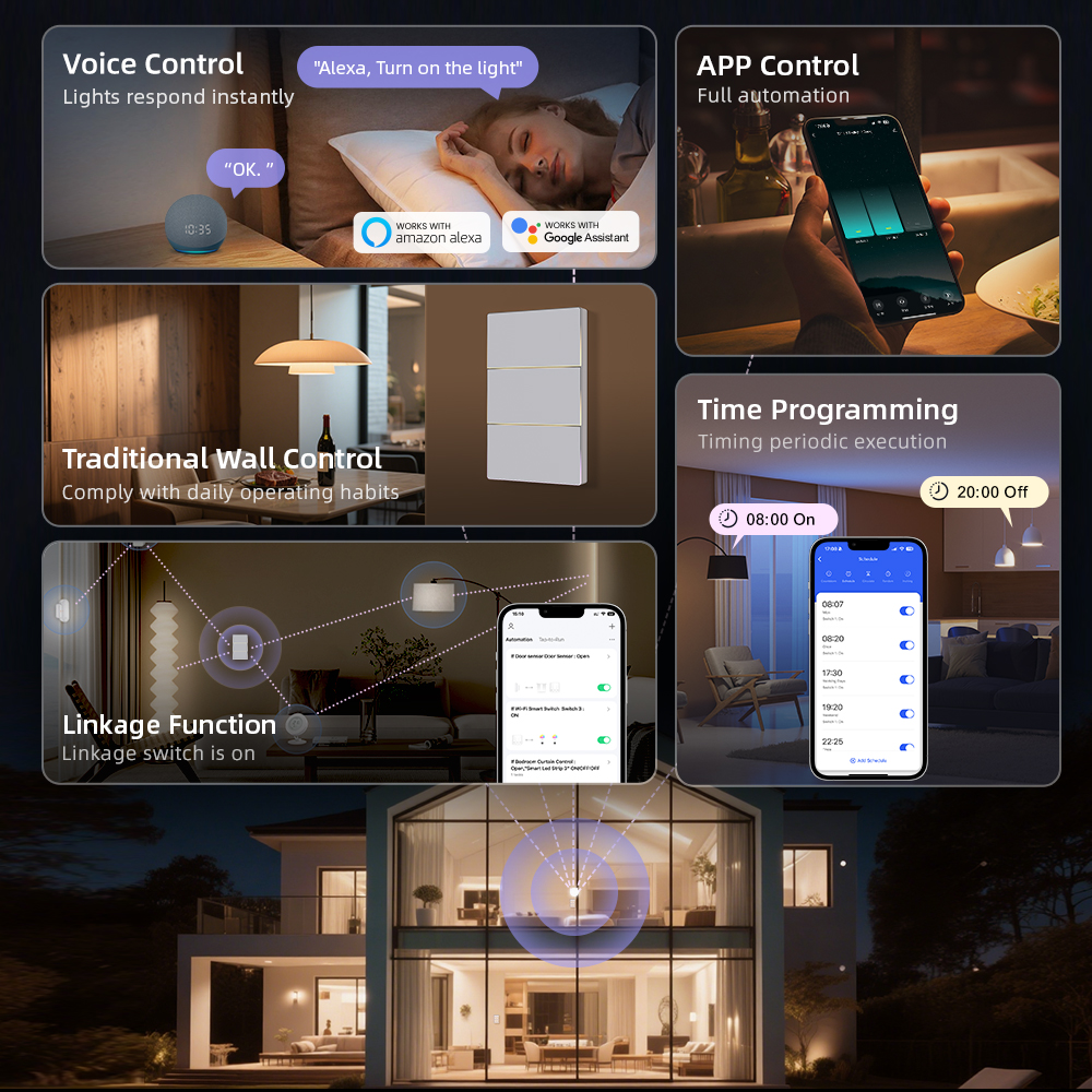 AVATTO 1/2/3/4 Gang WiFi Smart - Smart Home Web recension och pris
