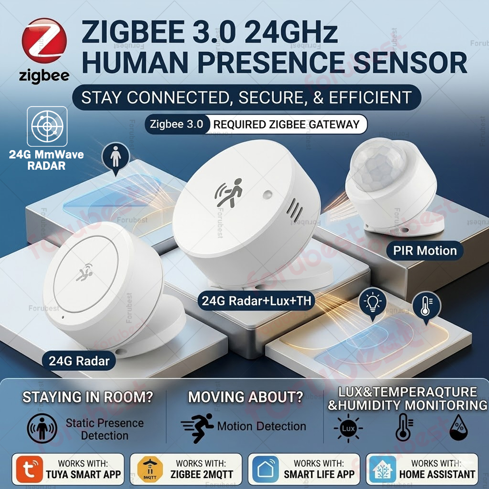Zigbee 24G mmWave Human Presen - Smart Home Or Smart Home recension och pris