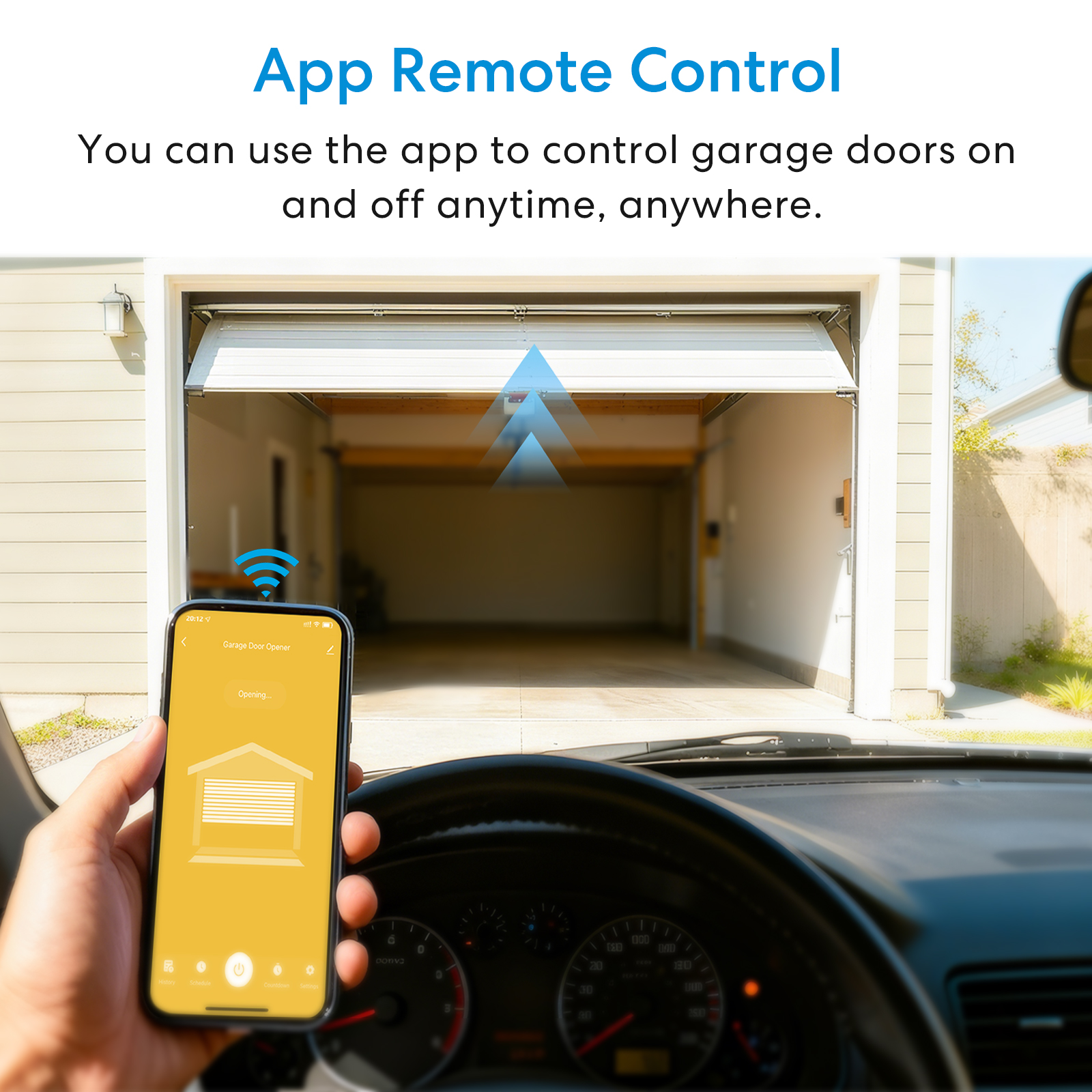 RiooCubee DC 5V Garage Door Op - Smart Garage Door Opener recension och pris