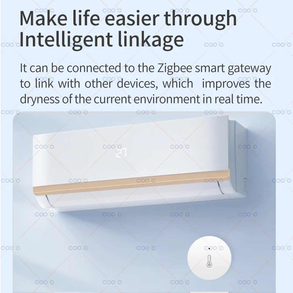 Zigbee Temperature And Humidit - Smart Home Tablet recension och pris