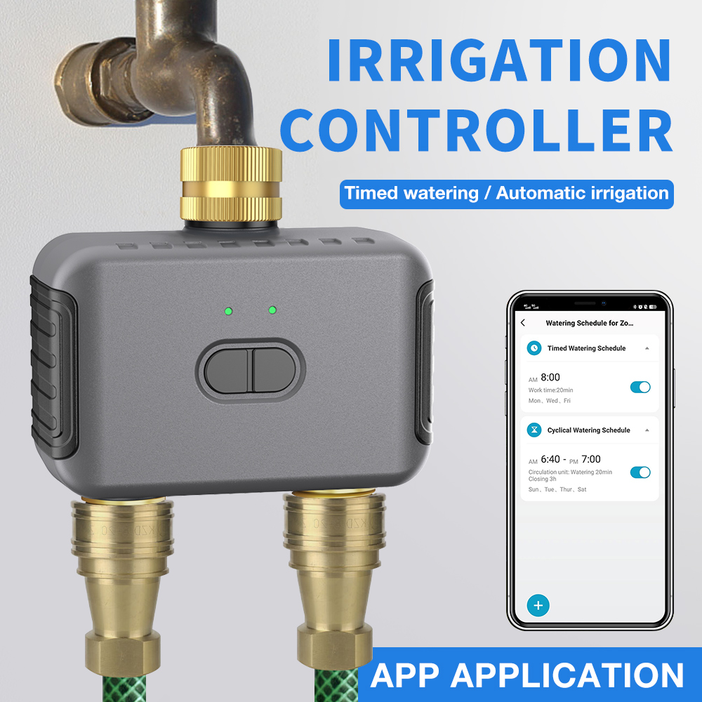Tuya 2 Zone Watering Timer Gar - Smart Home System recension och pris