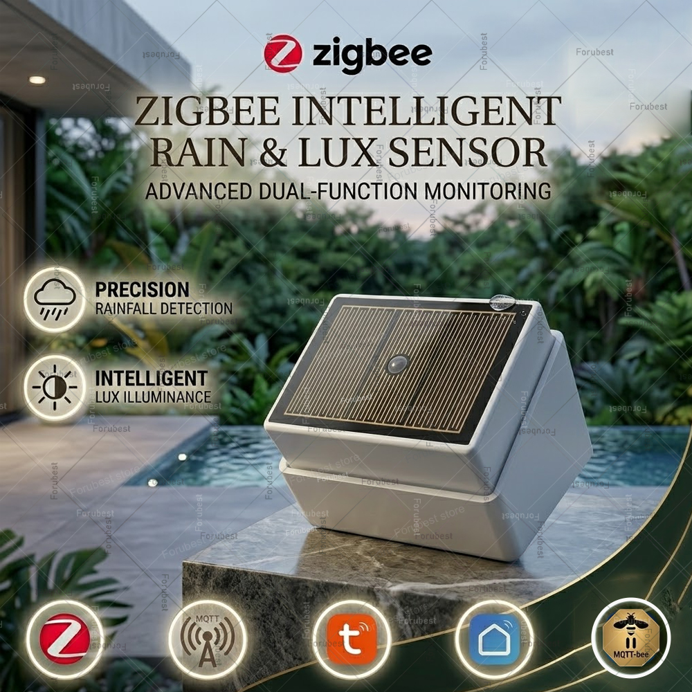 Zigbee Rain Sensor with Bright - Smart Home Green recension och pris