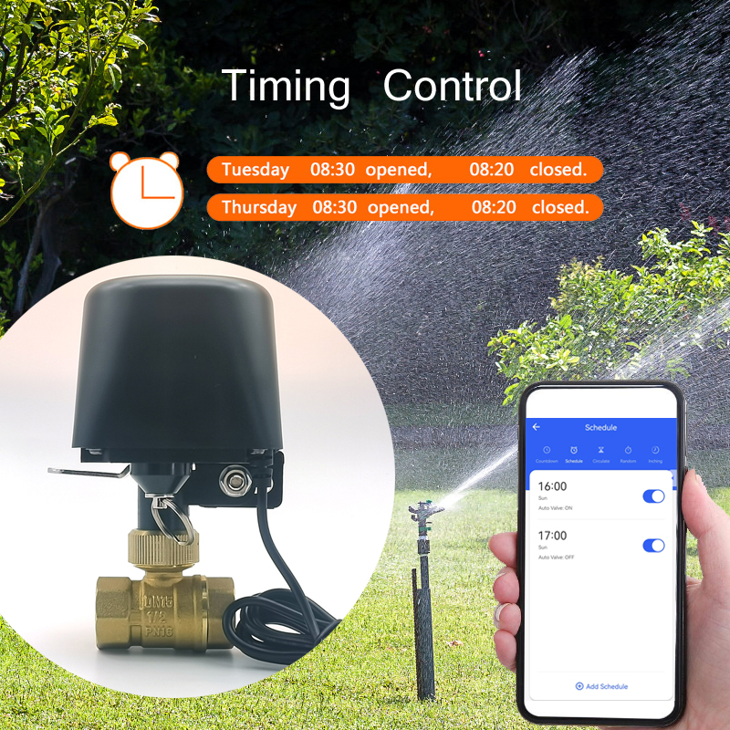 Tuya WiFi or Zigbee Water Valv - Smart Home Green recension och pris
